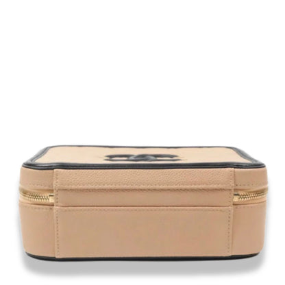 CHANEL BEIGE LARGE VANITY BAG