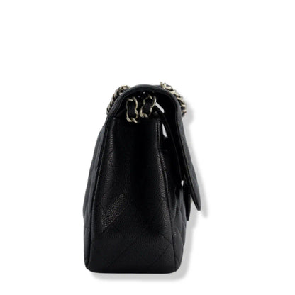 CHANEL BLACK JUMBO CLASSIC FLAP BAG