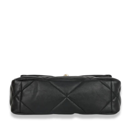 CHANEL BLACK SMALL 19 FLAP BAG