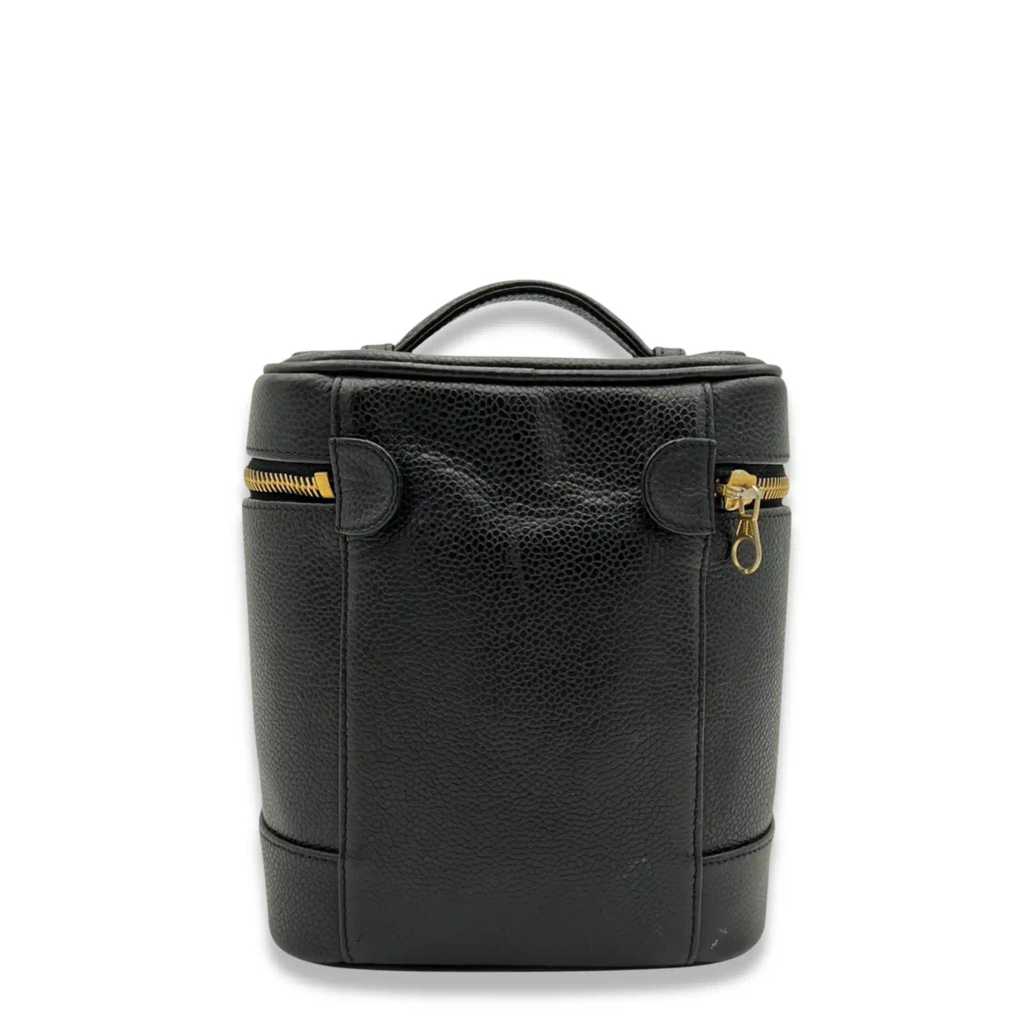 CHANEL BLACK CAVIAR VANITY BAG