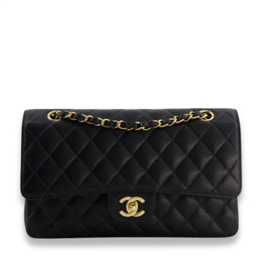 CHANEL BLACK CLASSIC FLAP BAG