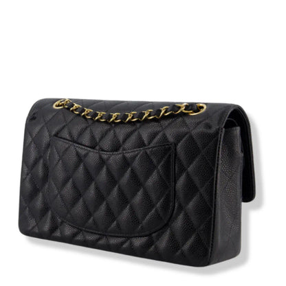 CHANEL BLACK CLASSIC FLAP BAG