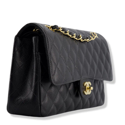 CHANEL BLACK CLASSIC FLAP BAG