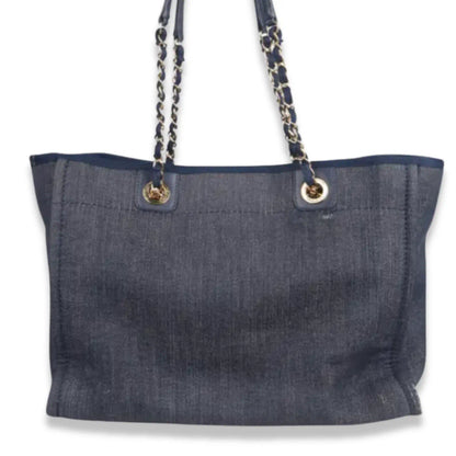 CHANEL DENIM DEAUVILLE BAG