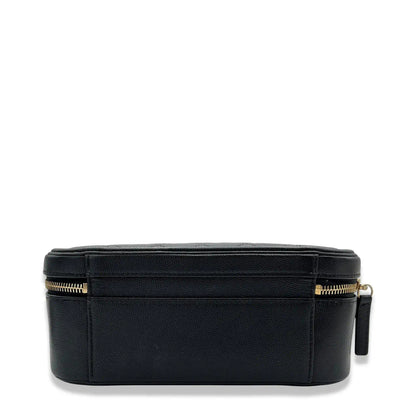 CHANEL BLACK LARGE VANITY BAG