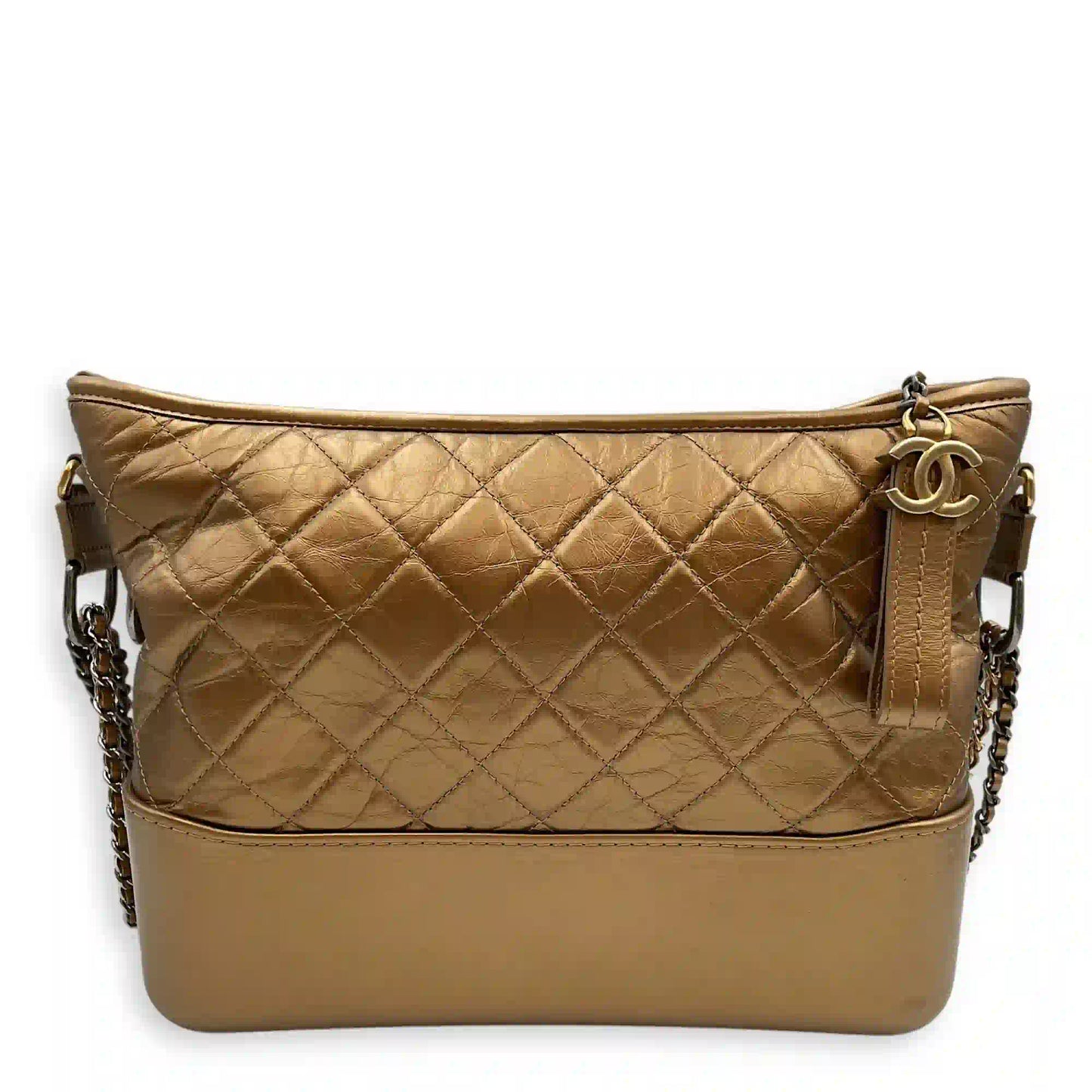 CHANEL GOLD MEDIUM GABRIELLE BAG