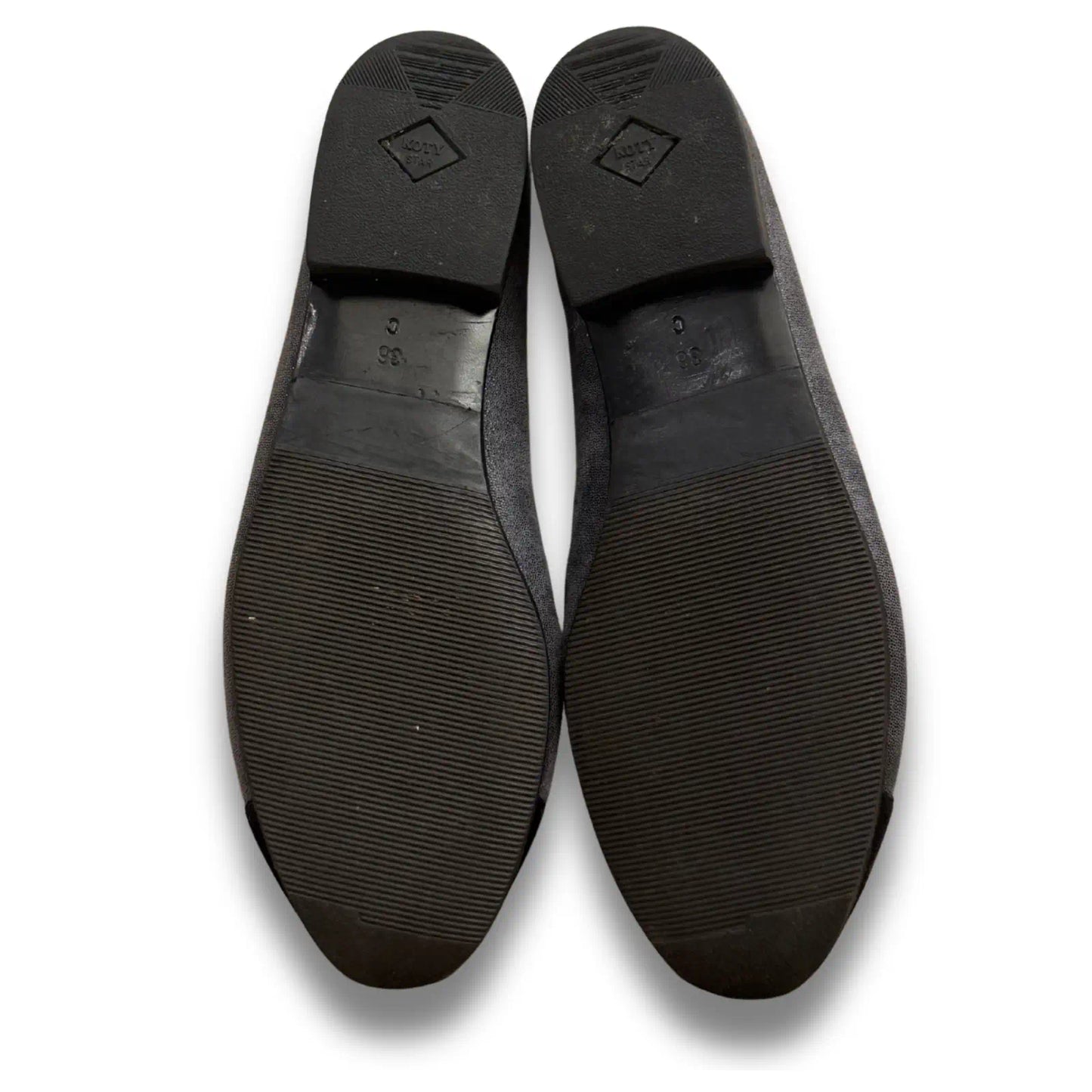 CHANEL GREY BALLERINAS