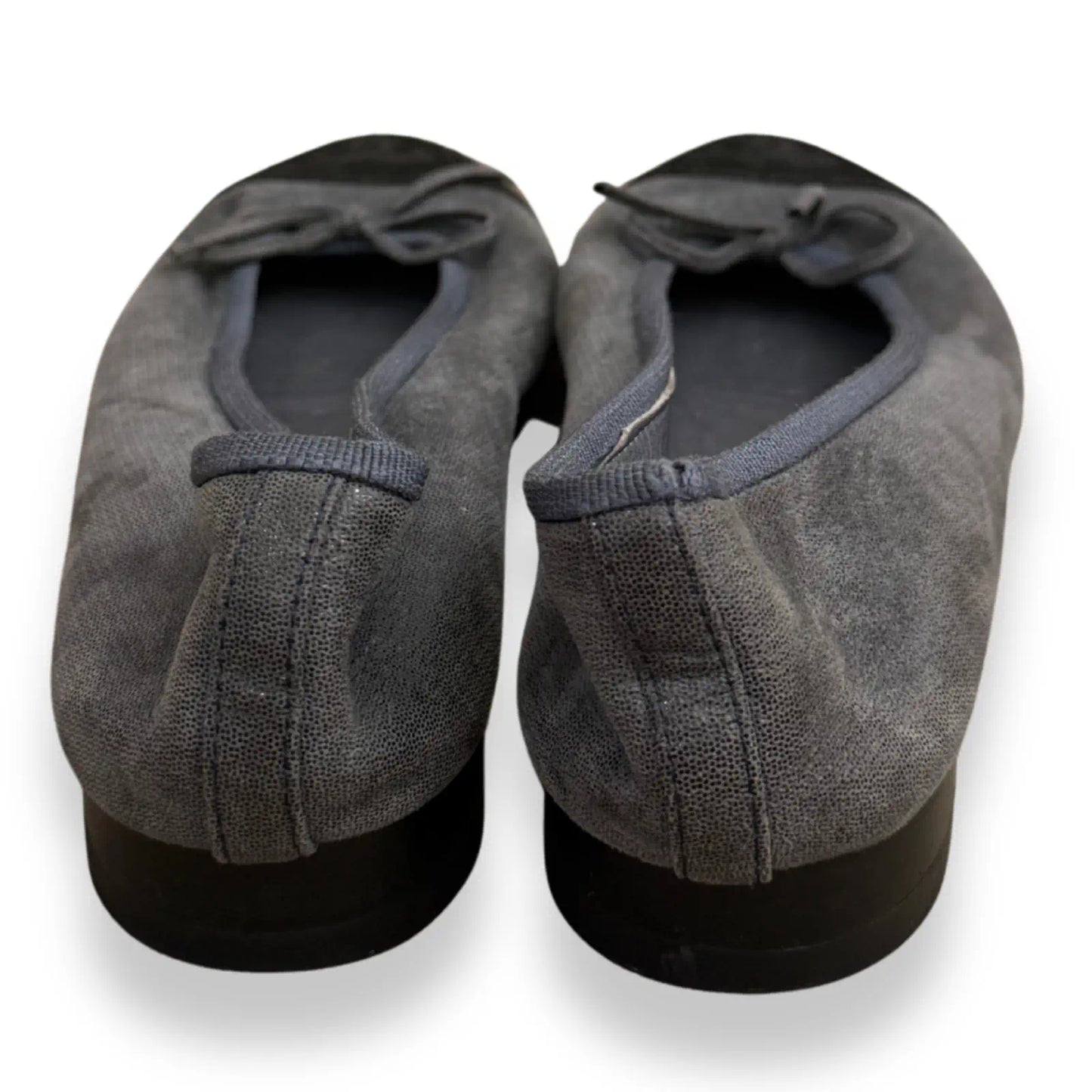 CHANEL GREY BALLERINAS