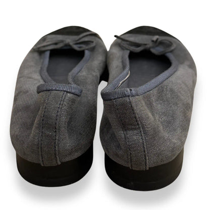 CHANEL GREY BALLERINAS