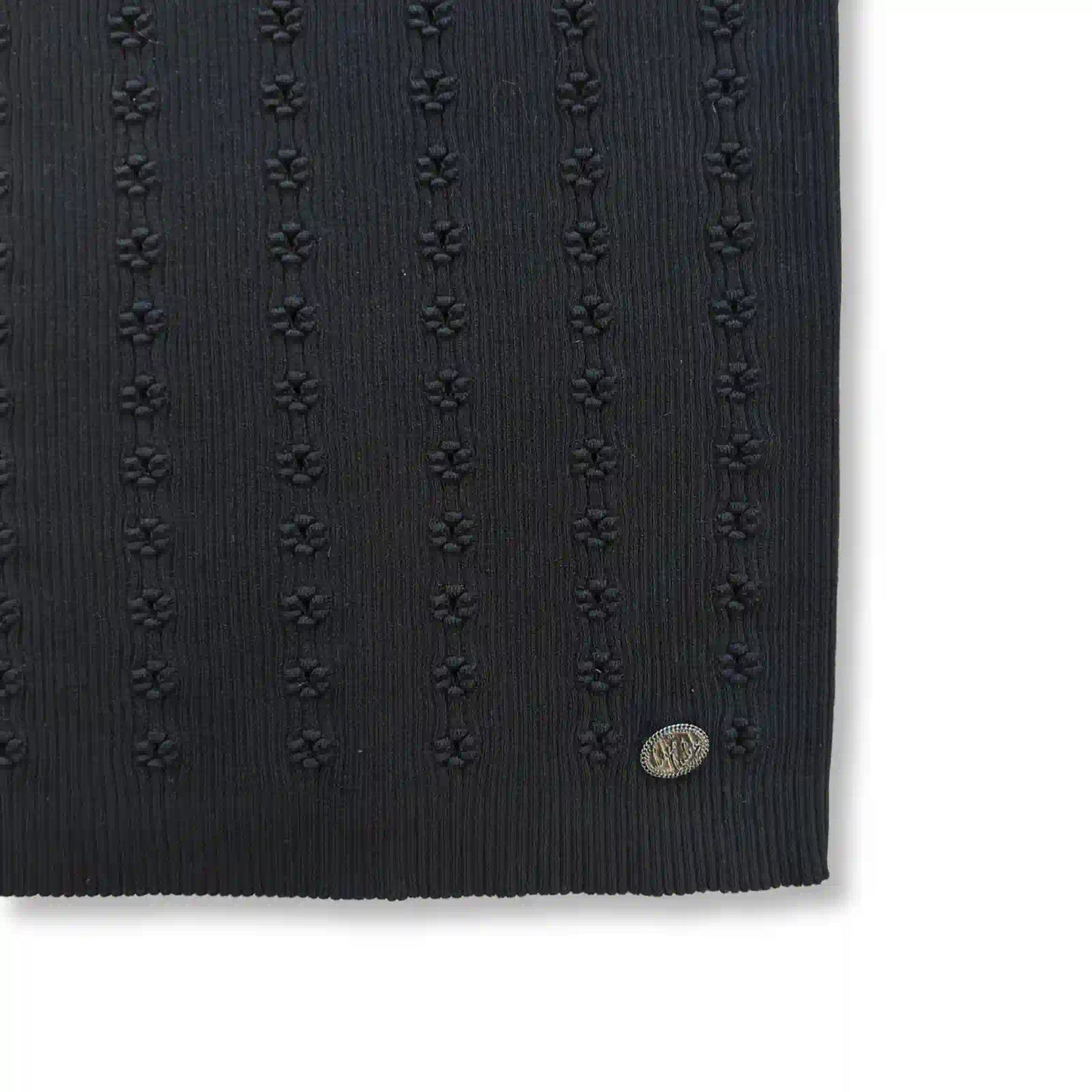 CHANEL BLACK KNIT TOP