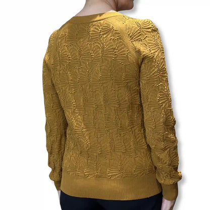 CHANEL GOLD KNITTED SWEATER