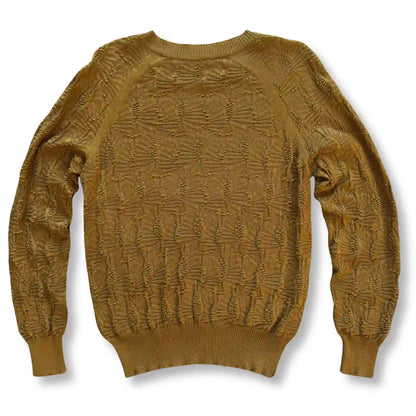 CHANEL GOLD KNITTED SWEATER