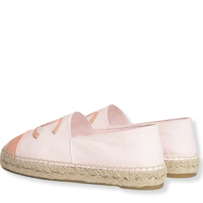 CHANEL LAMBSKIN PINK ESPADRILLES