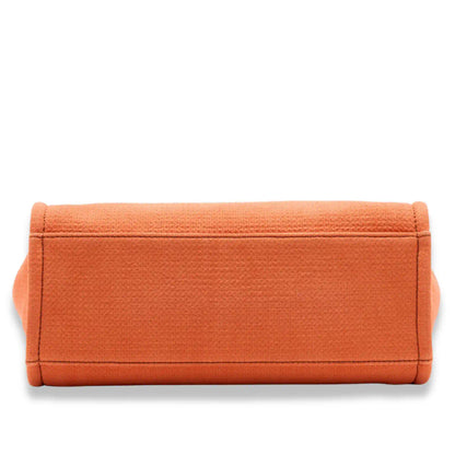 CHANEL ORANGE DEAUVILLE BAG
