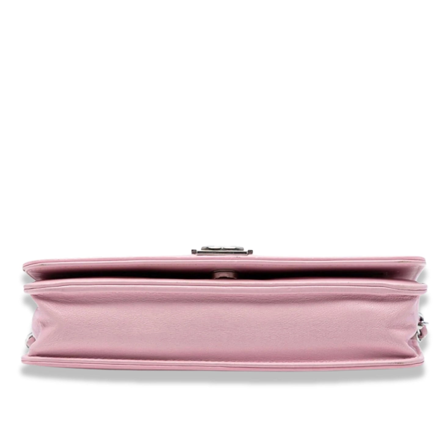 CHANEL PINK CRYSTAL BOY WOC BAG