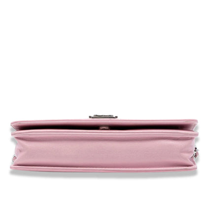 CHANEL PINK CRYSTAL BOY WOC BAG