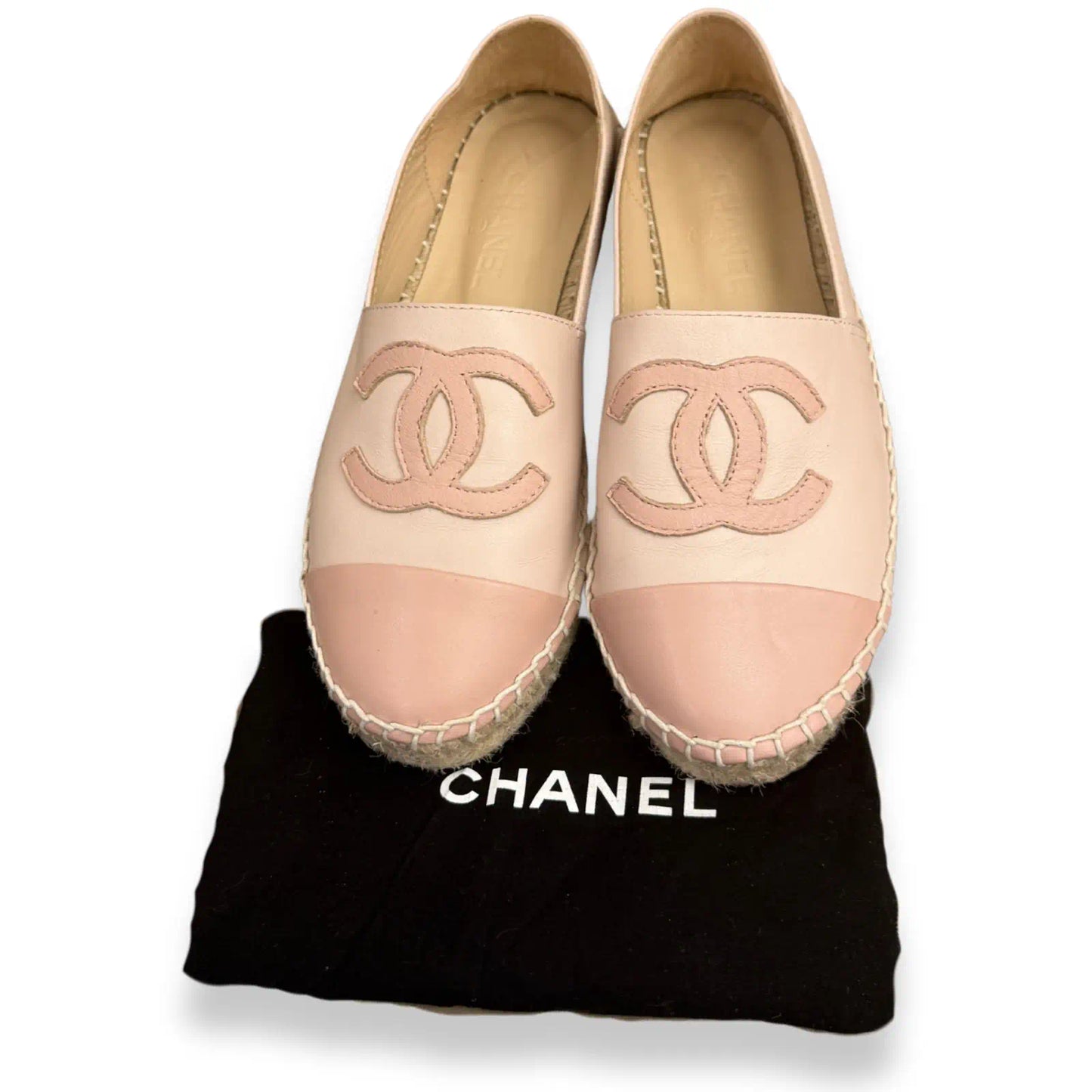 CHANEL PINK ESPADRILLES