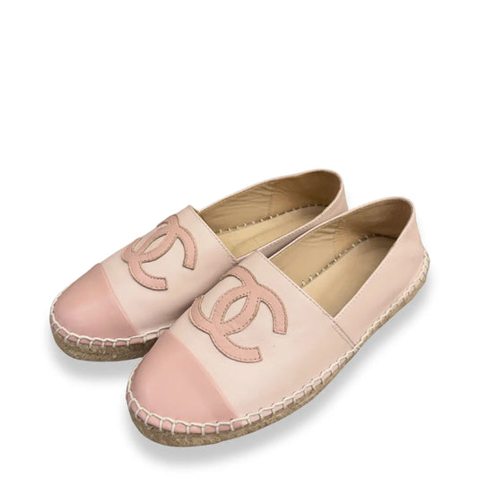 CHANEL PINK ESPADRILLES