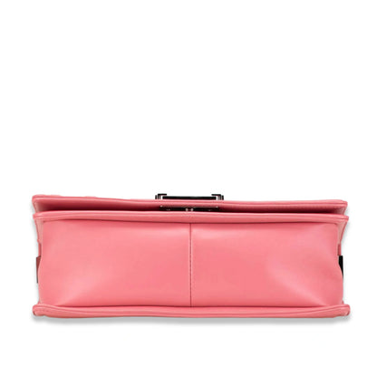 CHANEL PINK MEDIUM BOY FLAP BAG