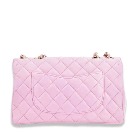 CHANEL PINK TIMELESS CLASSIC FLAP BAG