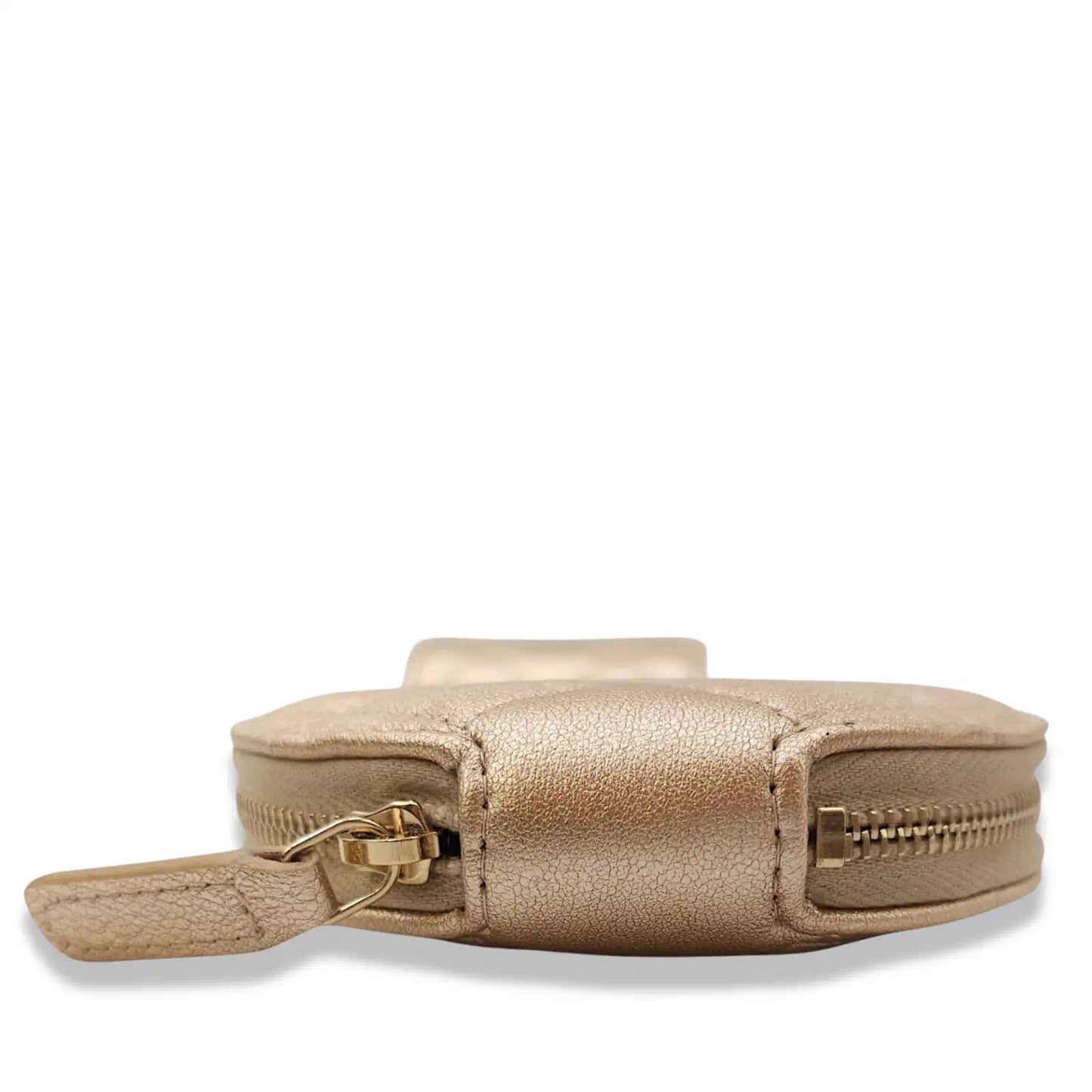 CHANEL GOLD QUILTED DUO