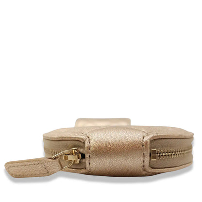 CHANEL GOLD QUILTED DUO