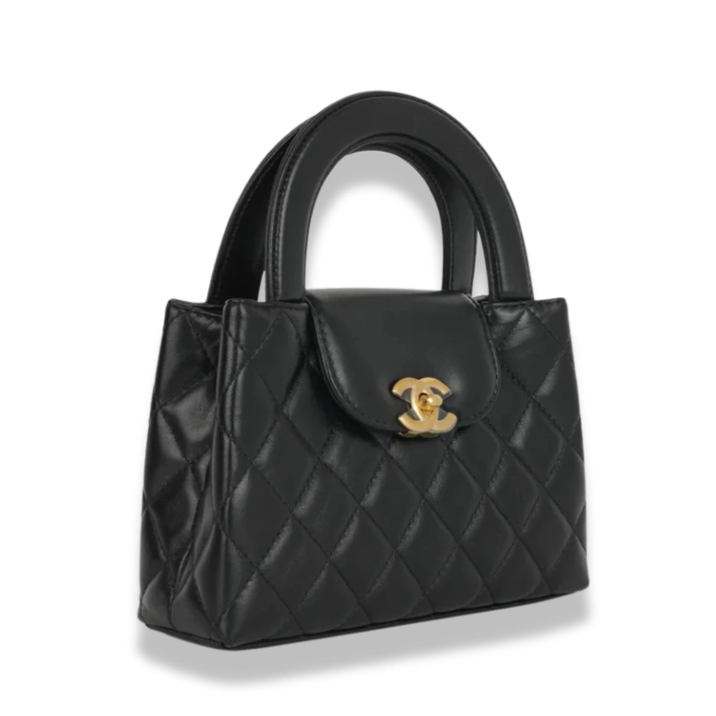 CHANEL BLACK SMALL KELLY RE-EDITION BAG