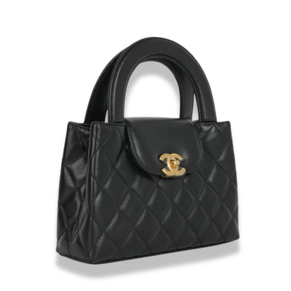 CHANEL BLACK SMALL KELLY RE-EDITION BAG