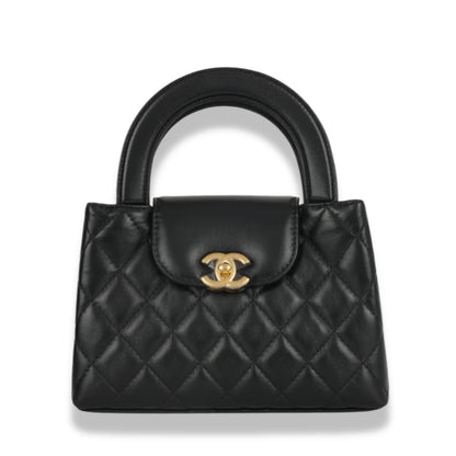 CHANEL BLACK SMALL KELLY RE-EDITION BAG