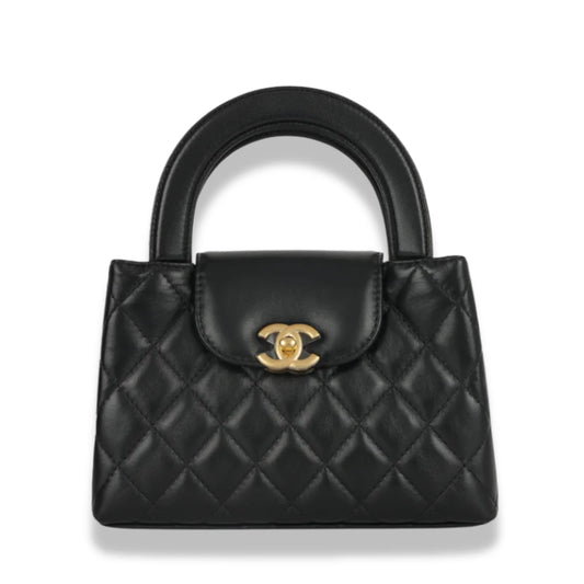 CHANEL BLACK SMALL KELLY RE-EDITION BAG