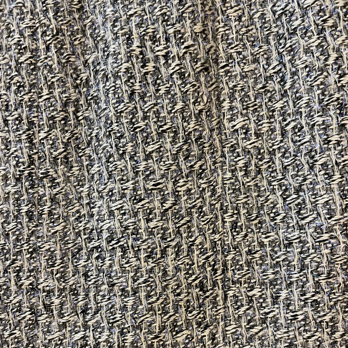 CHANEL TWEED BLUE MIDI SKIRT