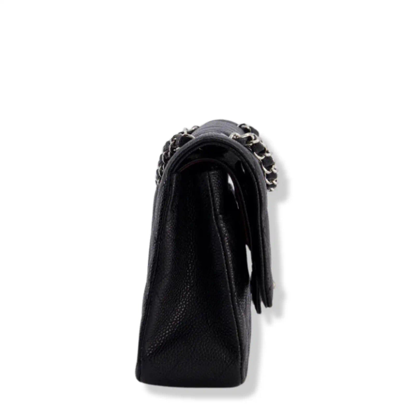 CHANEL BLACK MEDIUM VINTAGE CLASSIC FLAP BAG