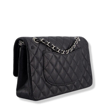 CHANEL BLACK MEDIUM VINTAGE CLASSIC FLAP BAG