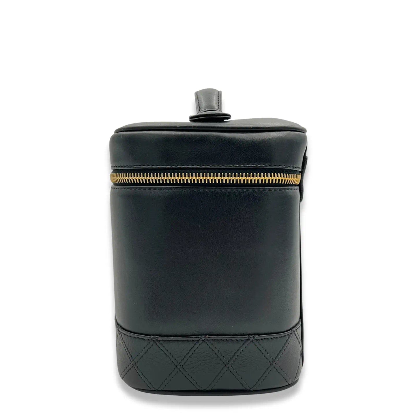 CHANEL BLACK VINTAGE VANITY BAG