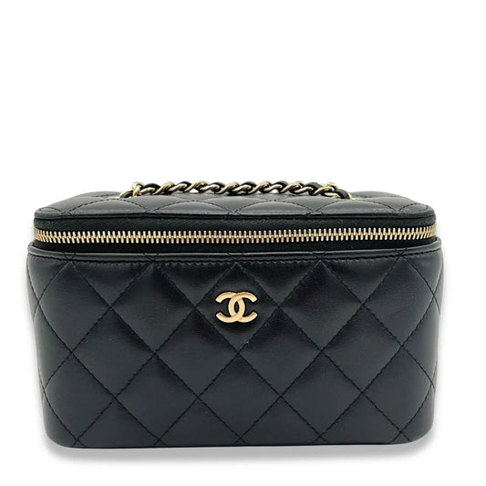 CHANEL BLACK VANITY BAG