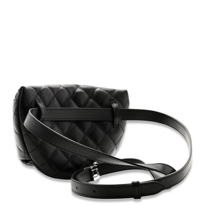 CHANEL WAIST QUILTED BLACK BAG