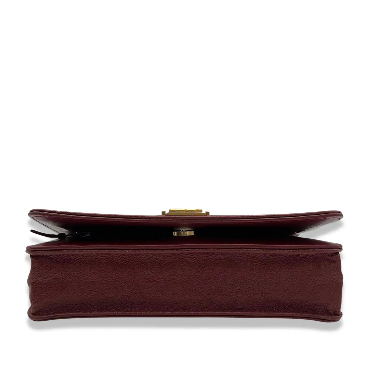 CHANEL RED WALLET ON CHAIN BAG