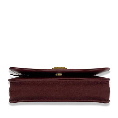 CHANEL RED WALLET ON CHAIN BAG