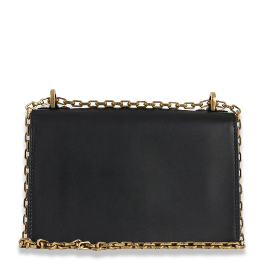 DIOR BLACK J'ADIOR FLAP BAG