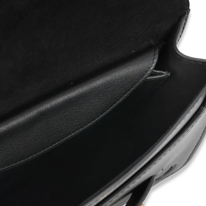 DIOR BLACK J'ADIOR FLAP BAG