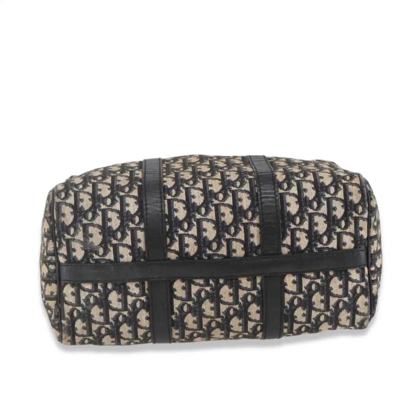 DIOR BLUE TROTTER BOSTON CANVAS BAG