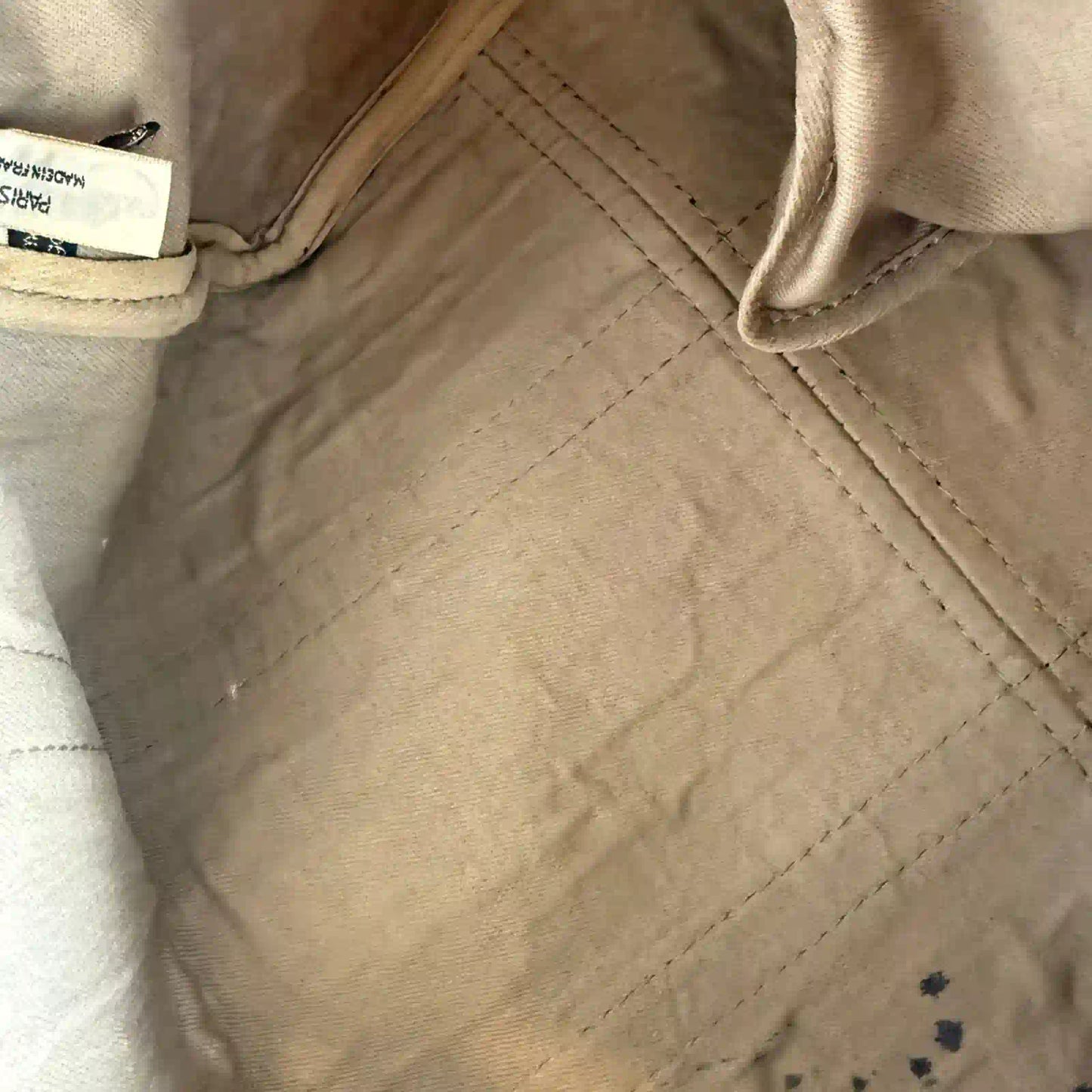 DIOR BLUE TROTTER BOSTON CANVAS BAG