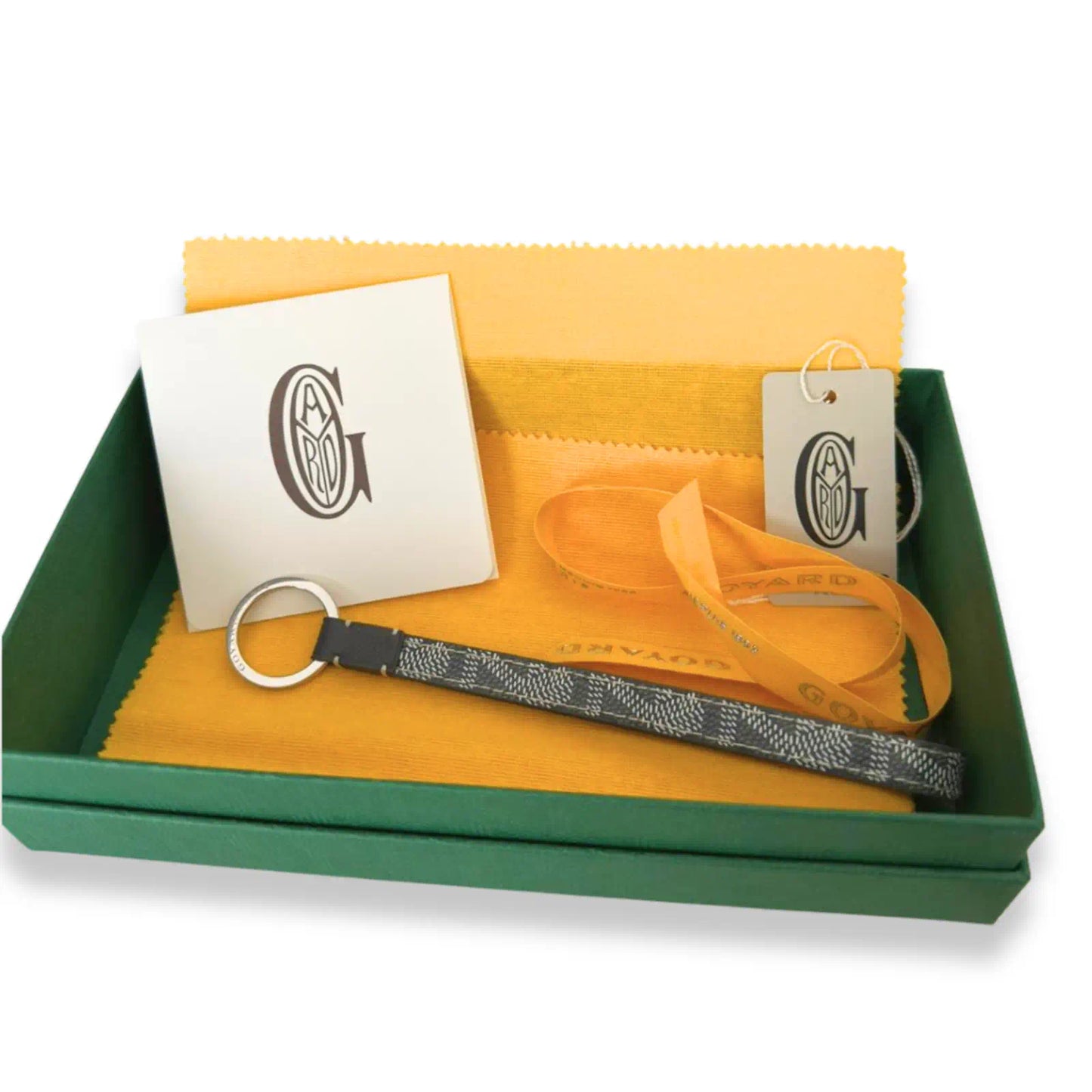 GOYARD GREY SESAME KEY RING
