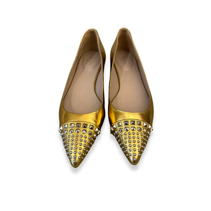 BAILARINAS GUCCI DE PIEL DORADA
