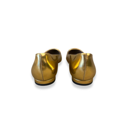 BAILARINAS GUCCI DE PIEL DORADA