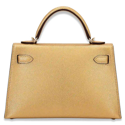 HERMÈS MINI KELLY DORE CHAMKILA LEATHER BAG