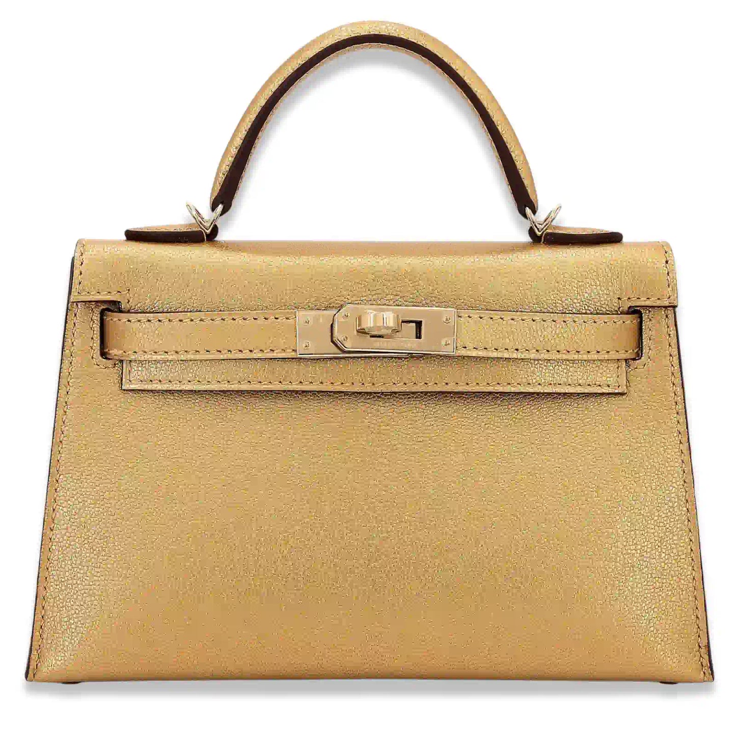 HERMÈS MINI KELLY DORE CHAMKILA LEATHER BAG