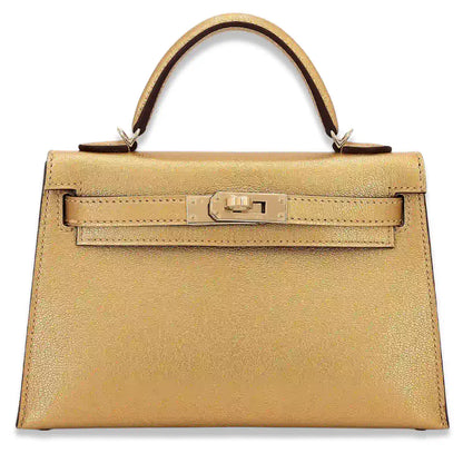 HERMÈS MINI KELLY DORE CHAMKILA LEATHER BAG