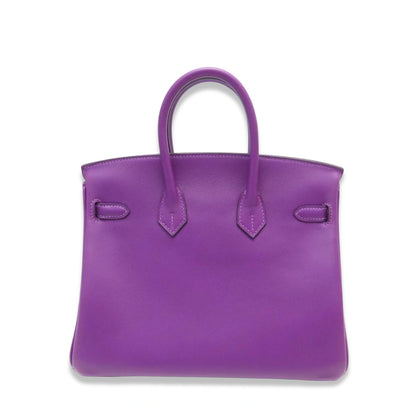 HERMÈS BIRKIN 25 PURPLE ANEMONE SWIFT BAG