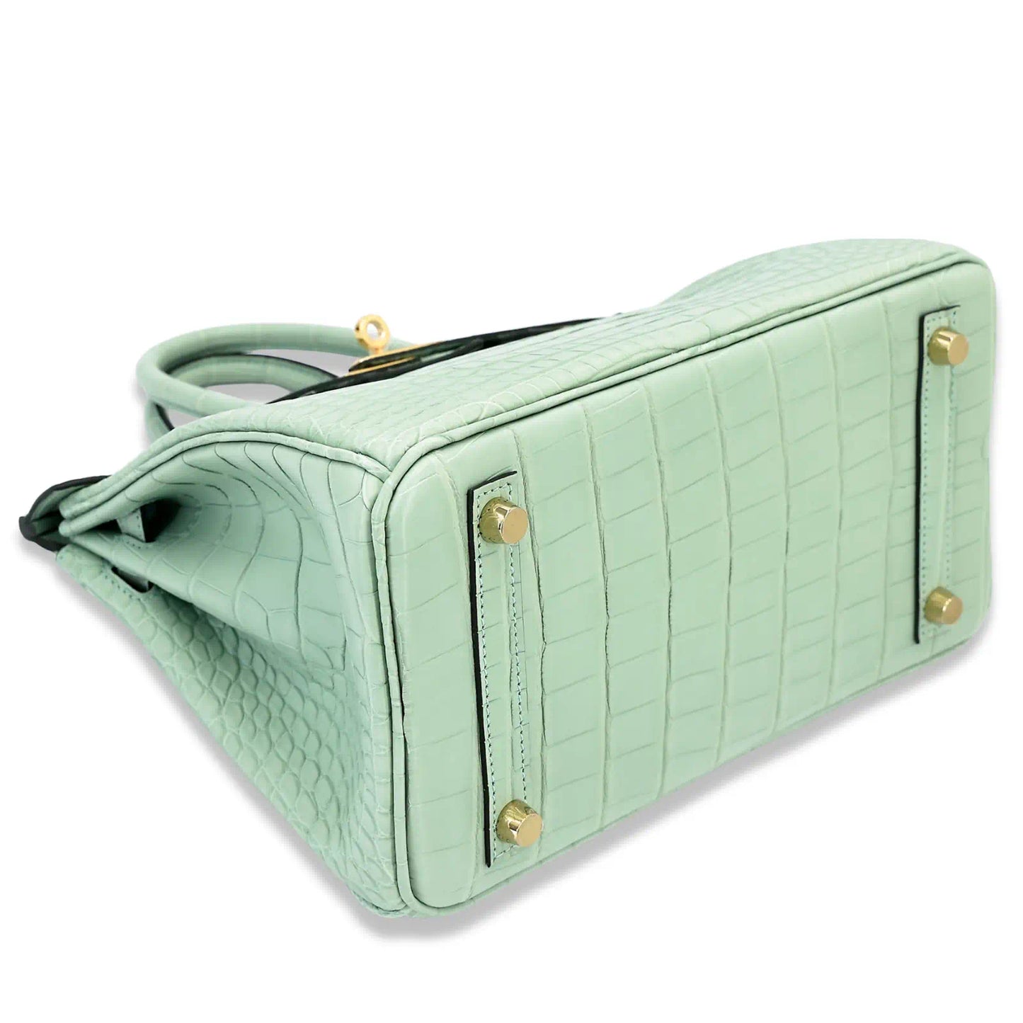 HERMÈS BIRKIN 25 VERT D'EAU MATTE ALLIGATOR BAG